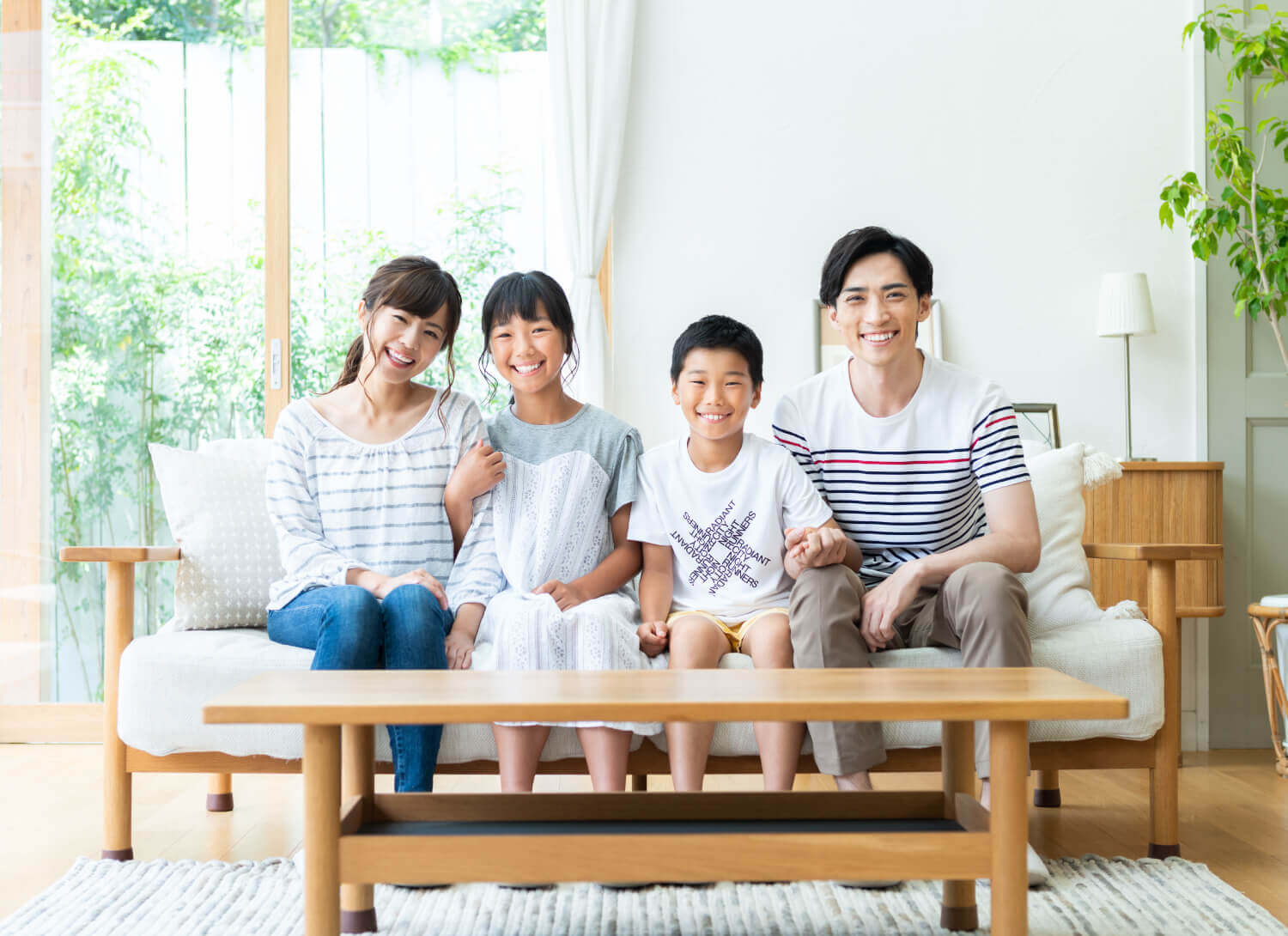 <p>いつまでも<br />
安⼼・快適に暮らせる家に</p>
